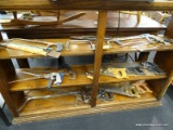 SAWS AND TOOLS LOT; 24 TOTAL PIECES INCLUDING HACK SAWS, DOVETAILING SAWS, HAND SAWS, IRON SNIPS,