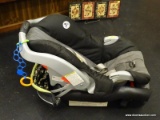 GRACO CAR SEAT; BLACK AND GREY GRACO CAR SEAT WITH REMOVABLE BLACK BASE. THIS CAR SEAT IS PART OF