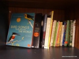 SHELF LOT OF BOOKS; TOPICS SUCH AS GARDENING, BIRDS, AND TRAVEL. INCLUDES SEVERAL VOLUMES OF THE 