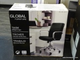 HOME OFFICE EQUIPMENT; GLOBAL FURNITURE TASK OFFICE CHAIR, BRAND NEW, NEVER USED! ITEM/ART #460016,