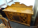 BROYHILL WINE STORAGE BUFFET; GORGEOUS CONTEMPORARY SIDEBOARD/BUFFET WITH AMAZING STORAGE SOLUTIONS,