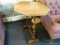 OCTAGONAL MAHOGANY OCCASIONAL TABLE; MAHOGANY VICTORIAN STYLE TABLE WITH SWIVEL TOP IN OCTAGON
