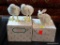 DEPT 56 EASTER FIGURINES; SET OF 2 IN THIS LOT. ONE IS A BUNNY AND ONE IS A CHICK. MODEL #2464-3 AND