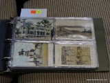 BINDER FULL OF POSTCARDS; INCLUDES A TOTAL OF APPROXIMATELY 145 VINTAGE POSTCARDS. ALL ARE IN