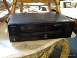 AUDIO RECEIVER; KENWOOD AUDIO-VIDEO SURROUND RECEIVER. MODEL VR-605. APPEARS TO BE IN GOOD