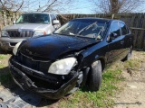 2008 BLACK KIA OPTIMA LX; VIN KNAGE123185229103. THIS VEHICLE WAS IN AN ACCIDENT ON INTERSTATE 95.