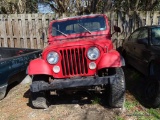 1978 RED JEEP WRANGLER CJ ; VIN-. THIS JEEP WAS IN AN ACCIDENT ON INTERSTATE 95 WHERE A WHEEL FELL