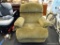 LA-Z-BOY PLUSH GREEN RECLINING CHAIR; TOP-QUALITY PILLOW BACK RECLINER BY THE PREMIER MANUFACTURER