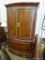 LARGE ARMOIRE/WARDROBE; CASA STRADIVARI ARMOIRE/WARDROBE WITH 2 UPPER DOORS AND 3 LOWER DRAWERS. HAS