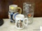 LOT OF 3 BEER MUGS; 1 IS AN ANHEUSER BUSCH 