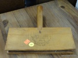 SET OF VINTAGE CARDING PADDLES; VINTAGE OLD WHITTEMORE PATENT NO. 10 COTTON CARDING PADDLES. STAMPED