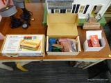 LOT OF COIN SORTING ACCESSORIES; THIS LOT INCLUDES 3 BOXES. ONE BOX IS FILLED WITH COIN SORTING