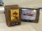 (R1) NASCAR DRIVER PLAQUES; TOTAL OF 5 PIECES. 4 HAVE PORTRAIT-ORIENTED TRADING CARDS IN INSERTS ON