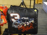 (END) NASCAR VINYL SEAT CUSHIONS; TOTAL OF 3, BLACK IN COLOR, ALL FEATURING THE FAMOUS #3 DRIVEN BY