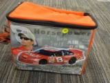 (R1) LUNCH BAG LOT; DALE EARNHARDT JR LUNCH BAG WITH CONTENTS OF A JOURNAL, AND NOTEPAD SETS.