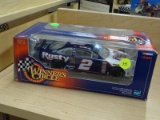 (R1) 1:24 SCALE DIECAST CAR; #2 RUSTY WALLACE INC. DIECAST CAR DRIVEN BY RUSTY WALLACE. IS BRAND NEW