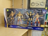 (R2) WWE HALL OF FAME CLASS OF 2012 4-PACK WRESTLING FIGURINES; 