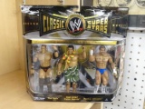 (R4) WWE CLASSIC SUPERSTARS MULTI FIGURE PACK; LIMITED EDITION FROM THE CHAMPION SERIES. MADE BY