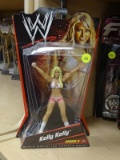 (R2) WWE KELLY KELLY ACTION FIGURE; NEW IN BOX! WWE KELLY KELLY ACTION FIGURE. COMES WITH DISPLAY