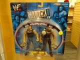 (END) WF SMACK DOWN! FIGURES; NEW IN BOX! WF & JAKKS PACIFIC DOUBLE SLAM 5 TAG TEAM CHAMPIONS