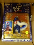 (R1) WWF DTA TOUR 2 BLUE BLAZER ACTION FIGURE; NEW IN BOX! WWF DTA TOUR 2: DON'T TRUST ANYBODY, BLUE