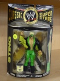 (R4) WWE CLASSIC SUPERSTARS STING ACTION FIGURE; NEW IN BOX! WWE CLASSIC SUPERSTARS COLLECTOR SERIES