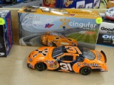 (R1) NASCAR 1:24 SCALE COLLECTIBLE DIECAST STOCK CAR BANK; CINGULAR WIRELESS #31 DRIVEN BY ROBBY