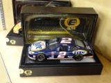 (R2) NASCAR 1:24 SCALE DIECAST COLLECTIBLE STOCK CAR; #2 MILLER LITE CAR DRIVEN BY RUSTY WALLACE. IS