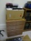 (GAME) LARGE LOT OF VHS TAPES; 8 DRAWER VHS CABINET WITH TAPES AND BOX OF VHS TAPES- TAPES INCLUDE-