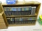(GAME) 2 SHELF LOT OF BOOKS; LOT OF BOOKS ON 2 SHELVES TO INCLUDE- 54 VOLUME OF THE GREAT BOOKS OF
