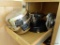 (KIT) ASSORTED DRAWER LOT; INCLUDES MUFFIN PANS, PRESTO STAINLESS STEEL PRESSURE COOKER, LONG