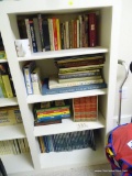 (GAME) 4 SHELF LOT OF BOOKS; RIGHT SIDE OF BOOKCASE- 4 SHELF LOT OF BOOKS- BOOKS INCLUDE- BEACH