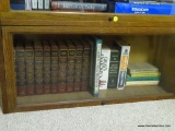 (GAME) CONTENTS OF BOOKCASE; BOOKCASE CONTENTS- 10 VOLUMES OF CROLLIER'S CLASSICS, RUDYARD KIPLING'S