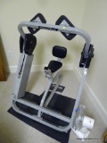 (GAME) EXERCISE EQUIPMENT; NAUTILUS LEG AND ARM PRESS MACHINE- 36 IN. X 35 IN X 50 IN-SERIAL NUMBER