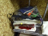 (HCLO) MISCELL LOT; LOT INCLUDES 10 LADIES CLUTCH PURSES, PR NEW MEN'S SKI GLOVES, RED,WHITE AND