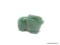 1.56 CT CARVED GREEN ONYX. MEASURES 30MM