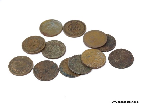 (12) INDIAN CENTS