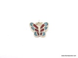 .925 LADIES TURQUOISE BUTTERFLY PENDANT
