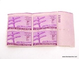 U.S. 3 CENT PLATE BLOCK IN MINT CONDITION