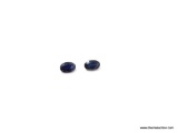 .72 CT OVAL CUT MATCHED BLUE SAPPHIRE. MEASURES 5 X 3 X 2