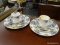 ROYAL ALBERT 2 PIECE PLACE SETTING; 10 PIECE ROYAL ALBERT MOONLIGHT ROSE SERVICE FOR 2. LOT INCLUDES