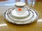 NORITAKE PLACE SETTING; NORITAKE BONE CHINA PLACE SETTING FOR 1. THIS LOT CONTAINS 5 PIECES FROM THE