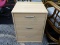BLONDE WOOD NIGHTSTAND; SQUARE TOP 3 DRAWER NIGHT STAND. THIS NIGHT STAND OR SIDE TABLE IS A BLONDE