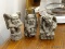 3 PIECE LOT; INCLUDES 3 GARGOYLE FIGURINES EACH RESTING IN A DIFFERENT POSITION. TALLEST MEASURES 5