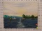 (WALL) OIL ON CANVAS; SIGNED OIL ON CANVAS OF TWO SAILBOATS ON THE WATER WITH TREES IN THE