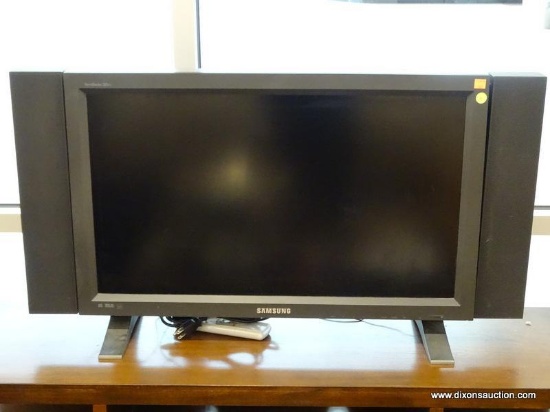 SAMSUNG SYNCMASTER 32 INCH LCD FLAT PANEL TELEVISION; HD READY WITH SRS TRUSURROUND XT SOUND. MODEL