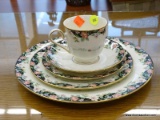 LENOX PLACE SETTING; LENOX BONE CHINA PLACE SETTING FOR 1. THIS LOT CONTAINS 5 PIECES FROM THE