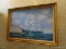 (R3) OIL ON CANVAS OF A SAILING SHIP; IS SIGNED BY THE ARTIST IN THE LOWER RIGHT HAND CORNER K.