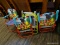 (R4) 4 CHILDRENS CHAIRS; 3 ARE MICKEY MOUSE, 1 IS SPONGEBOB, AND 1 IS TOY STORY