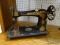 (R4) SINGER SEWING MACHINE; ANTIQUE SINGER SEWING MACHINE WITH STENCILED BODY AND ORIGINAL SEWING